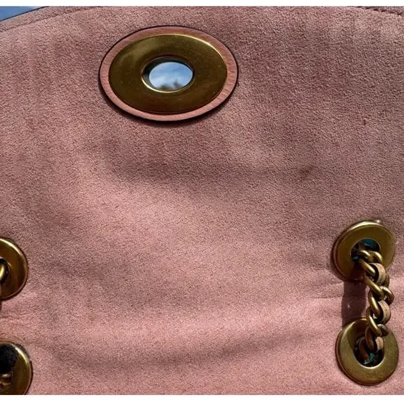 COACH Parker with colorblock quilting and rivets Peony NWT - Picture 7 of 13